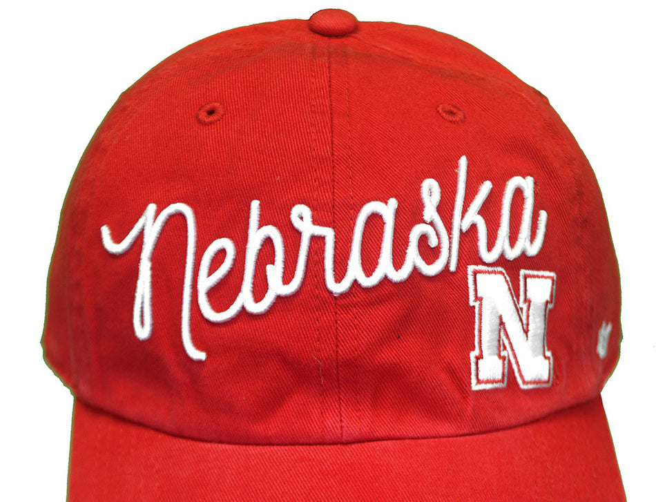 Womens Nebraska Adjustable Cleanup Cap