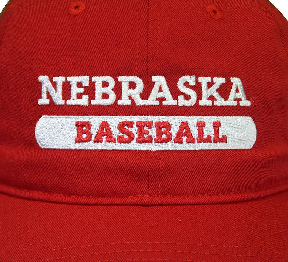 Adidas Nebraska Baseball Adjustable Slouch Lid