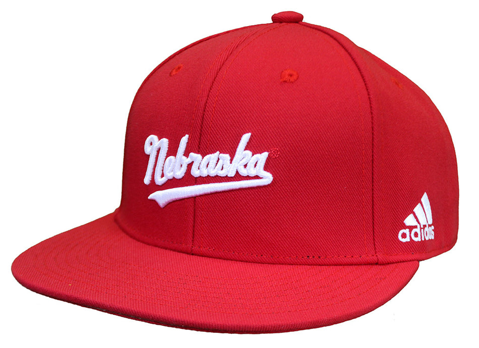 Adidas Nebraska Nebraska Tailsweep Flatbrim