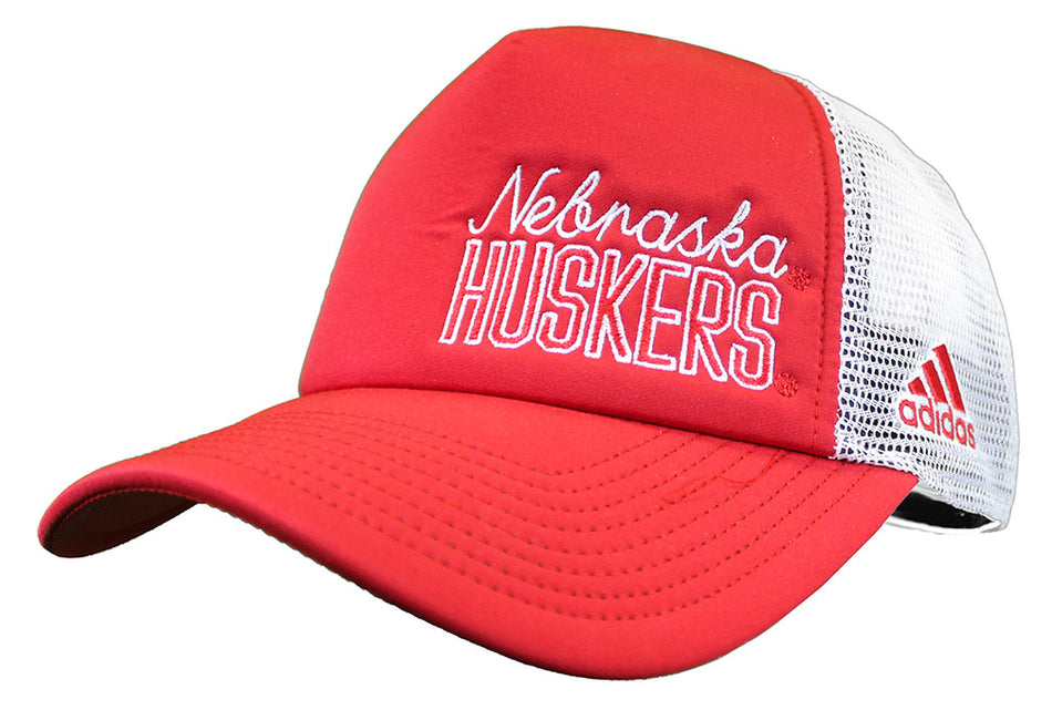 Adidas Gals Nebraska Huskers Foam Trucker