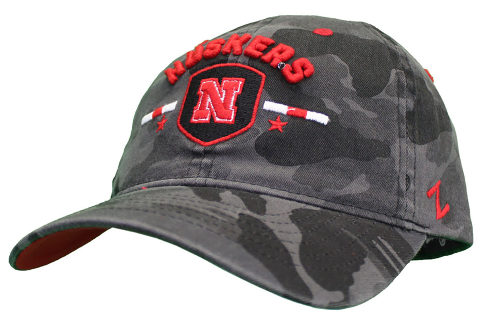 Huskers N Night Patrol Camo Cap