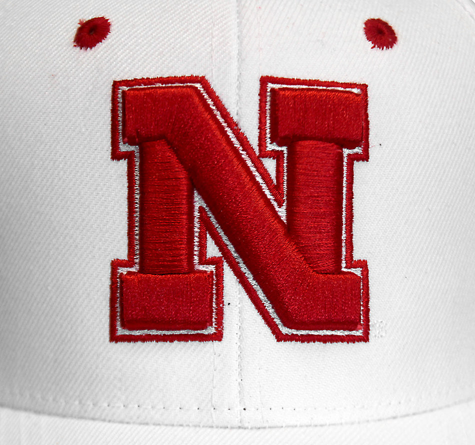 Nebraska Iron N Fitted Lid - White