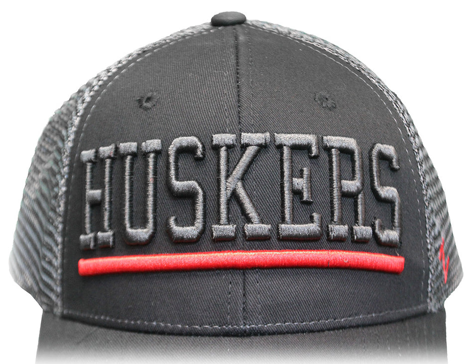 Huskers Upfront Adjustable Trucker