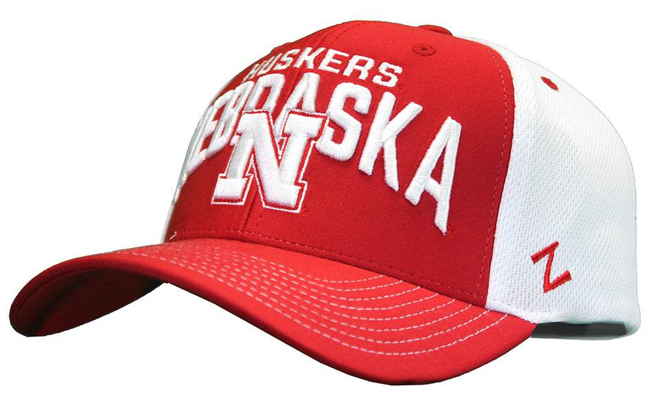 Nebraska Huskers Big Show Hypercool Fitted Cap