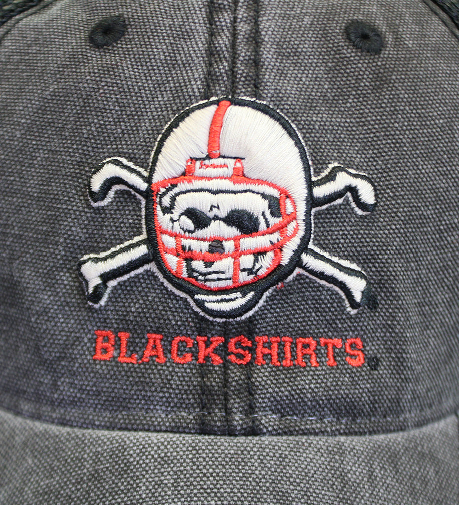 Black On Black Nebraska Blackshirts Dashboard Trucker