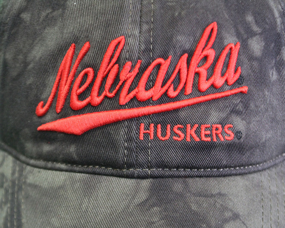 Camo Nebraska Huskers Nightfall ATV Adjustable Hat