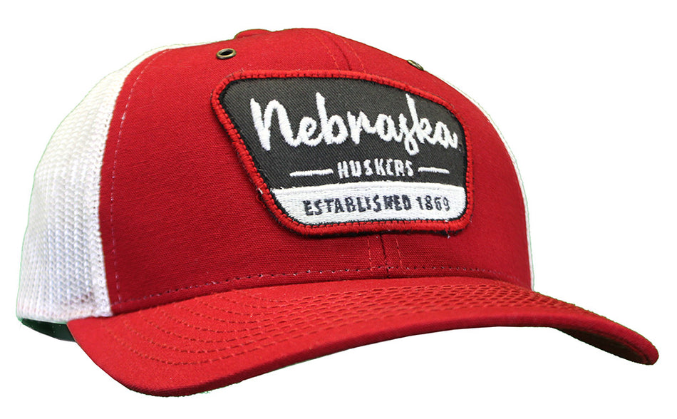 Nebraska Huskers Park Sign Trucker