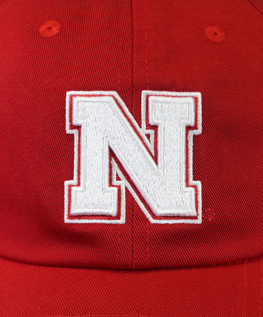 Adidas Nebraska Coaches Slouch Cap - Red