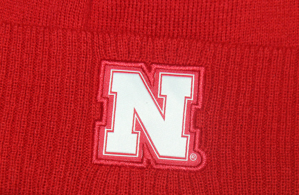 Adidas Nebraska Iron N Cuffed Knit Pom