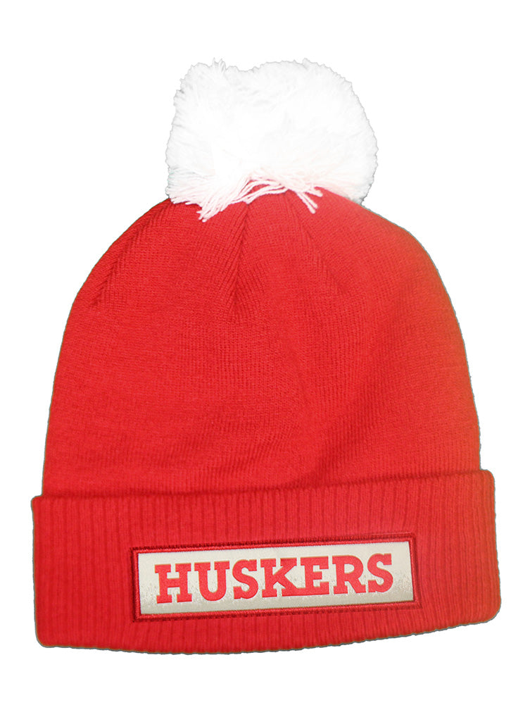 Adidas Huskers Patch Cuffed Knit Pom