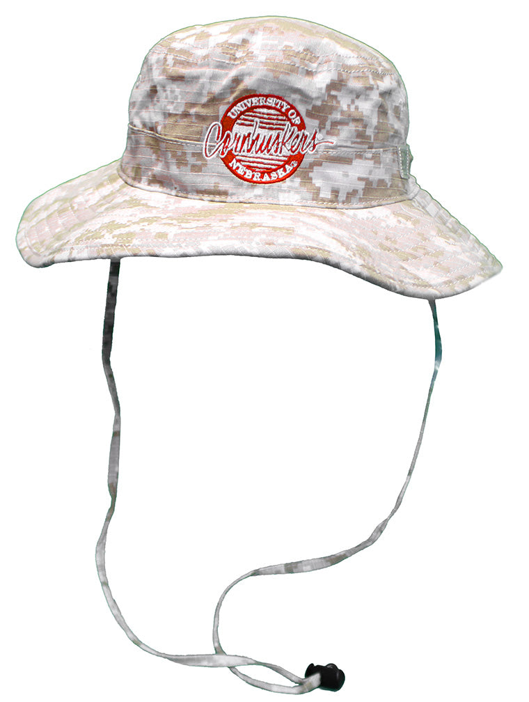 Desert Camo Digi University Of Cornhuskers Boonie