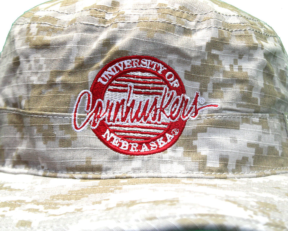 Desert Camo Digi University Of Cornhuskers Boonie