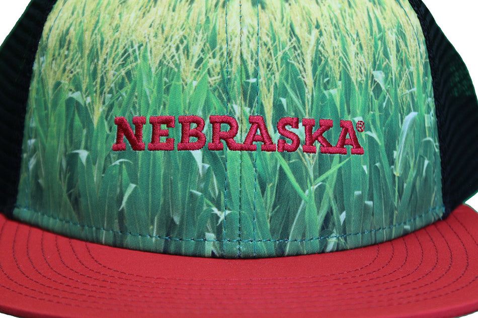 Nebraska Cornfield Flat Bill Trucker