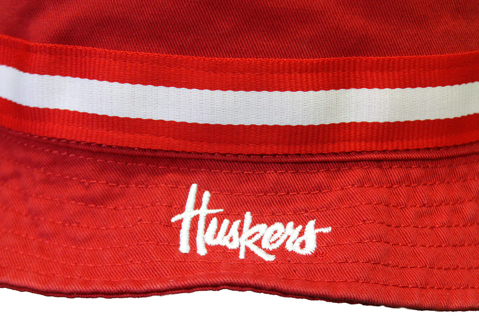 Nebraska Huskers Banded Bucket Hat