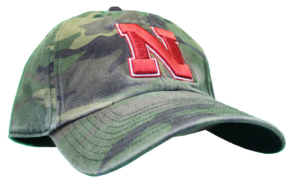 Nebraska Clean-Up Camo Cap