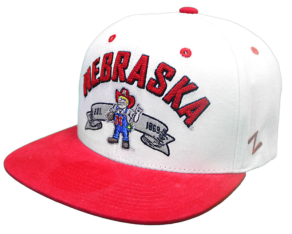Nebraska Chain Stitch Herbie Flat Brim Snap