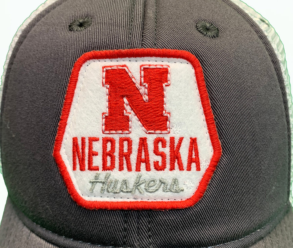 Nebraska Huskers Badge Patch Snap