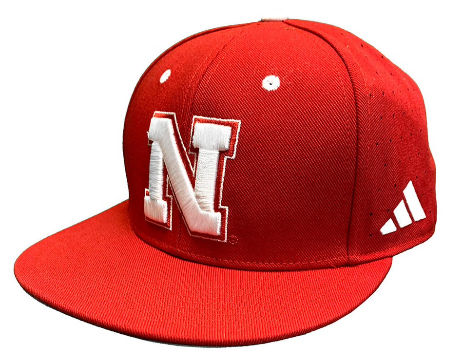 Adidas Nebraska Ventilated Fitted Performance Cap