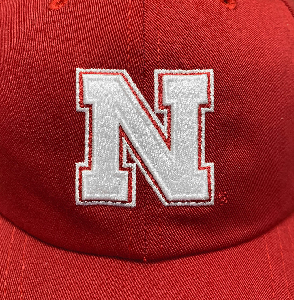 Adidas 2024 Coaches Nebraska Iron N Slouch Hat - Red