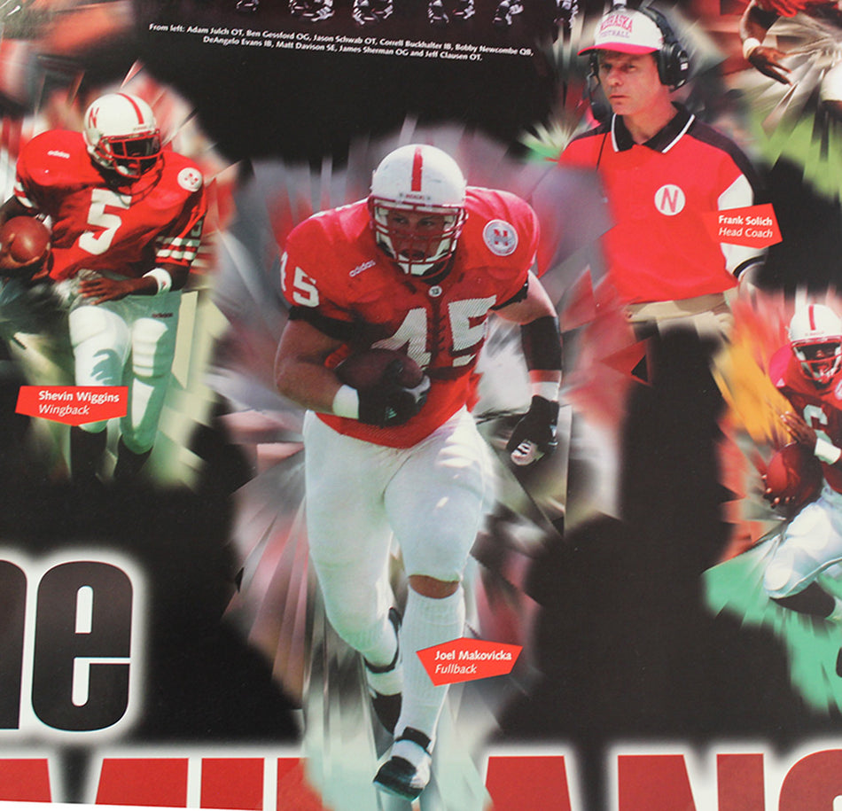 Nebraska Football 1998 Offense Poster