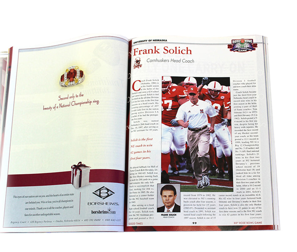 2002 Rose Bowl Program