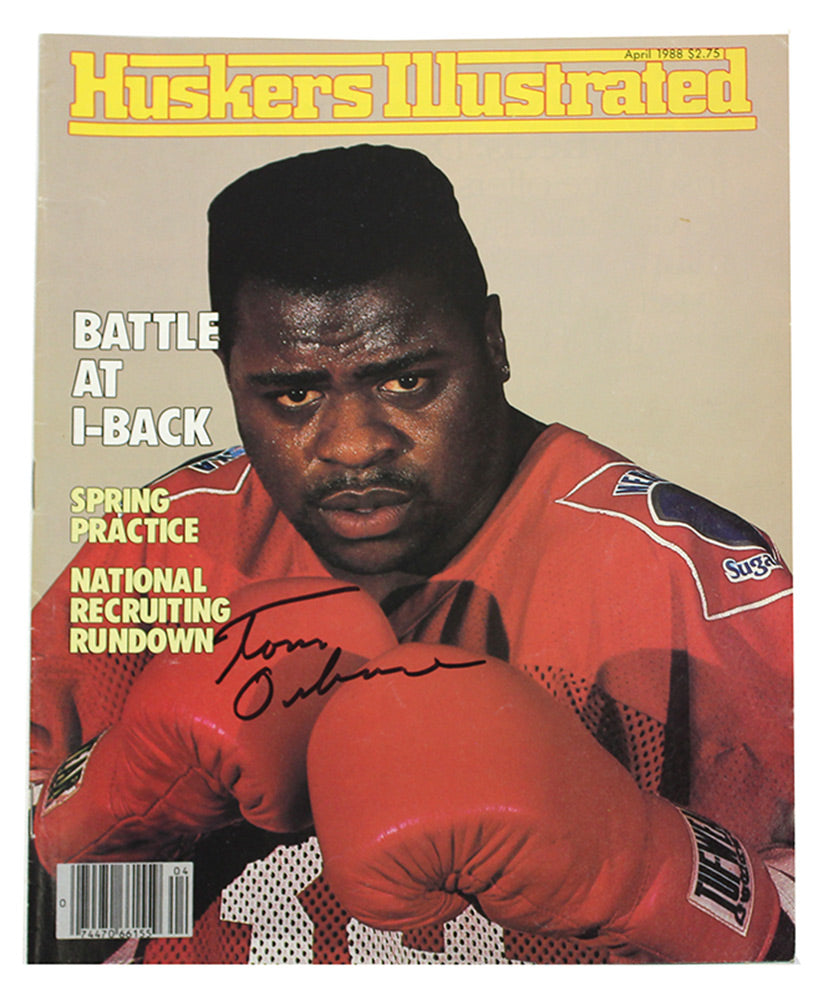 Osborne Signed Huskers Illustrated 1988 Spring Game Preview