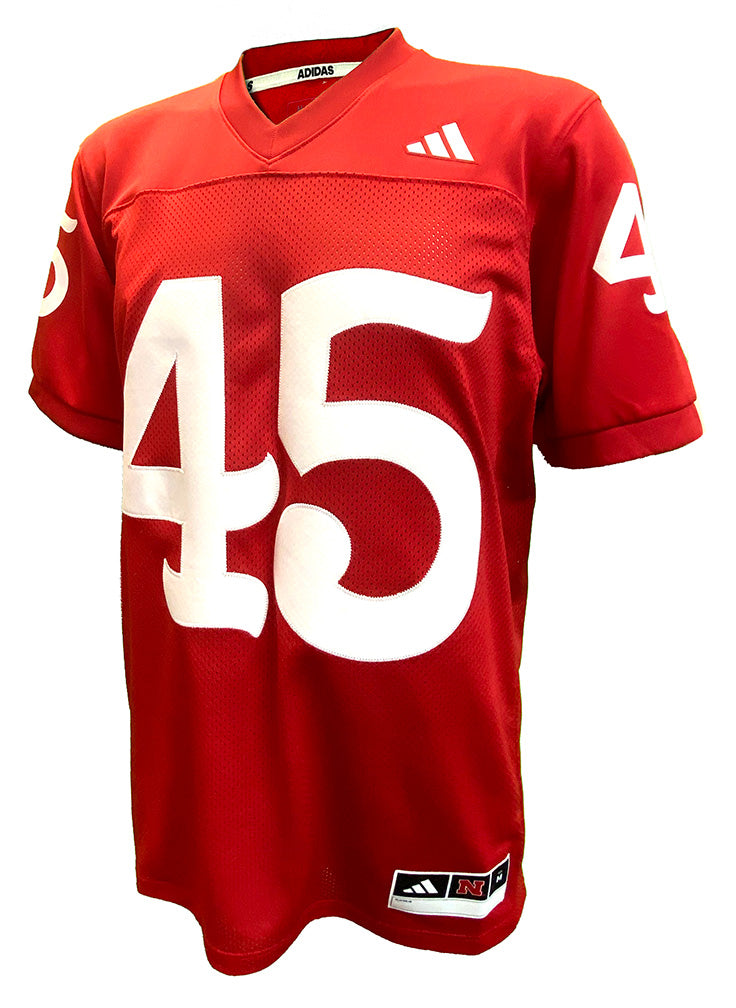 Adidas 2024 Nebraska no 45 Solich Premier Jersey