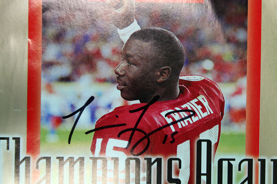 Tommie Frazier Signed 1995 Commerative Sports Illustrated