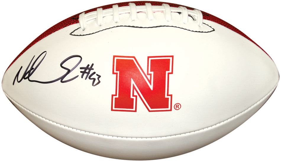 Suh Signed Iron N Football