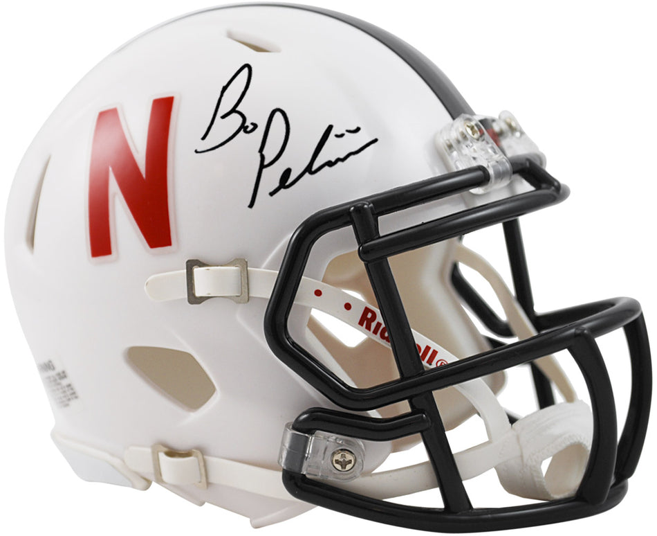 Bo Pelini Autographed Unrivaled Mini Helmet
