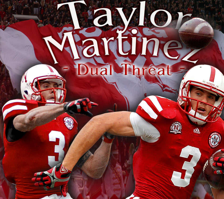 Martinez Autographed Career Print