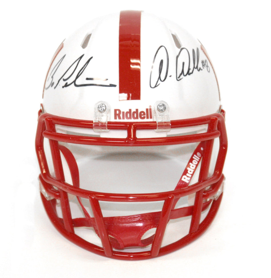 Abdullah Pelini Autographed Mini Speed Helmet