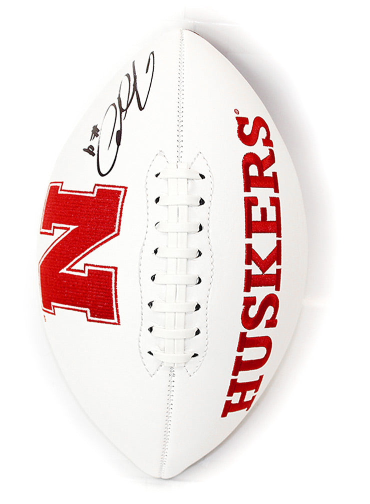 Tommy Armstrong Jr Autographed Football