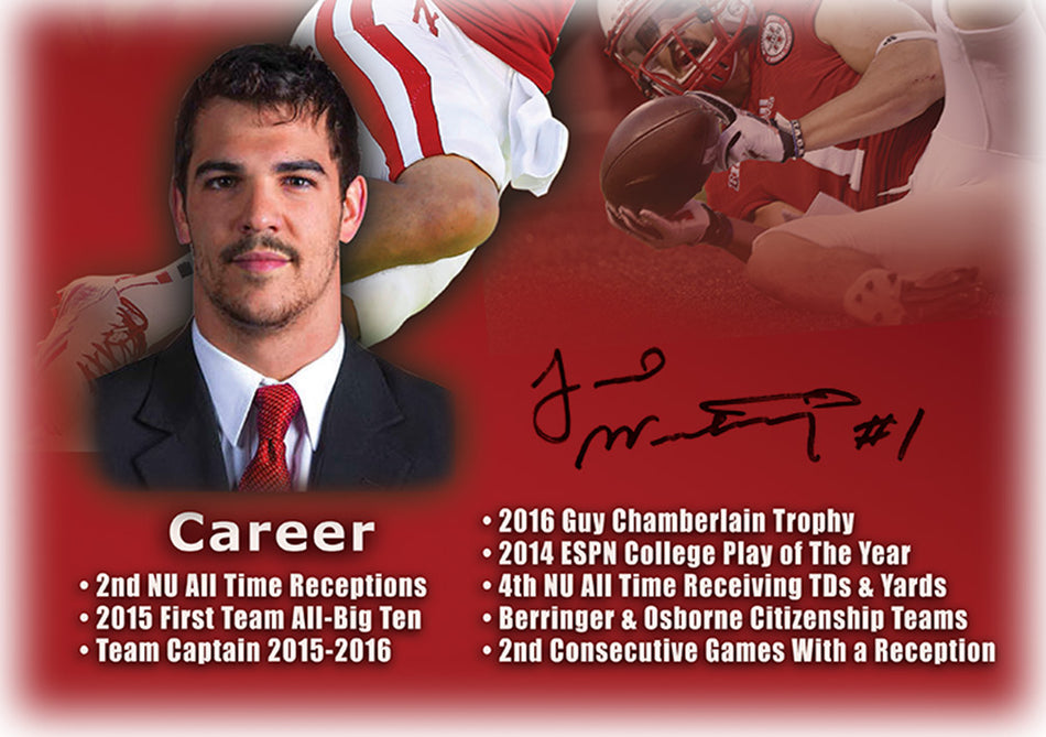 Jordan Westerkamp Autographed Career Print