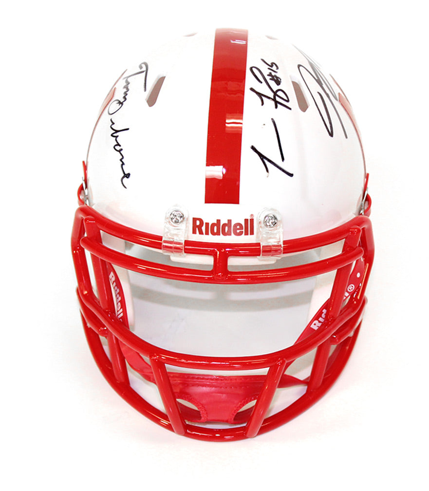 Husker Tom's Autographed Mini Speed Helmet