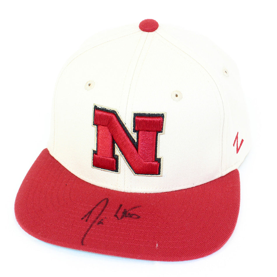 Darin Erstad and Will Bolt Autographed Flatbill Husker Cap