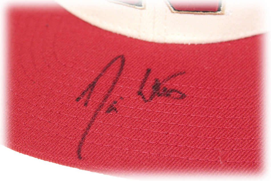 Darin Erstad and Will Bolt Autographed Flatbill Husker Cap