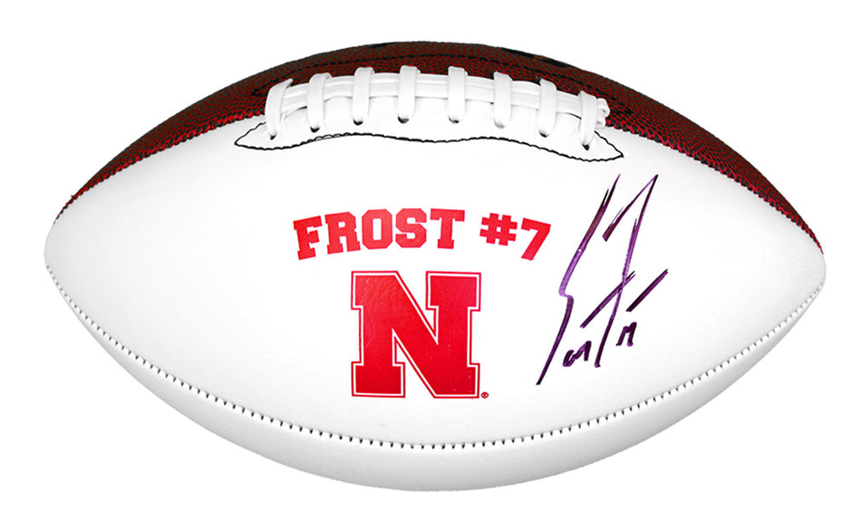 Coach Scott Frost Autographed 'Frost 7' Nebraska Football