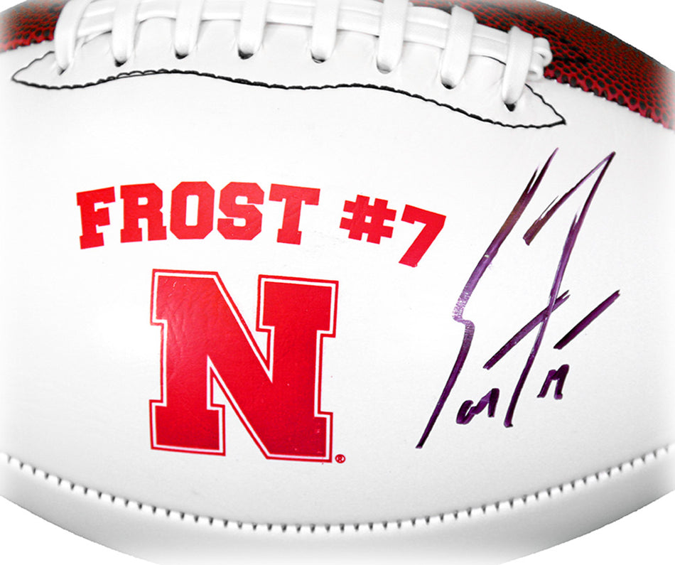 Coach Scott Frost Autographed 'Frost 7' Nebraska Football