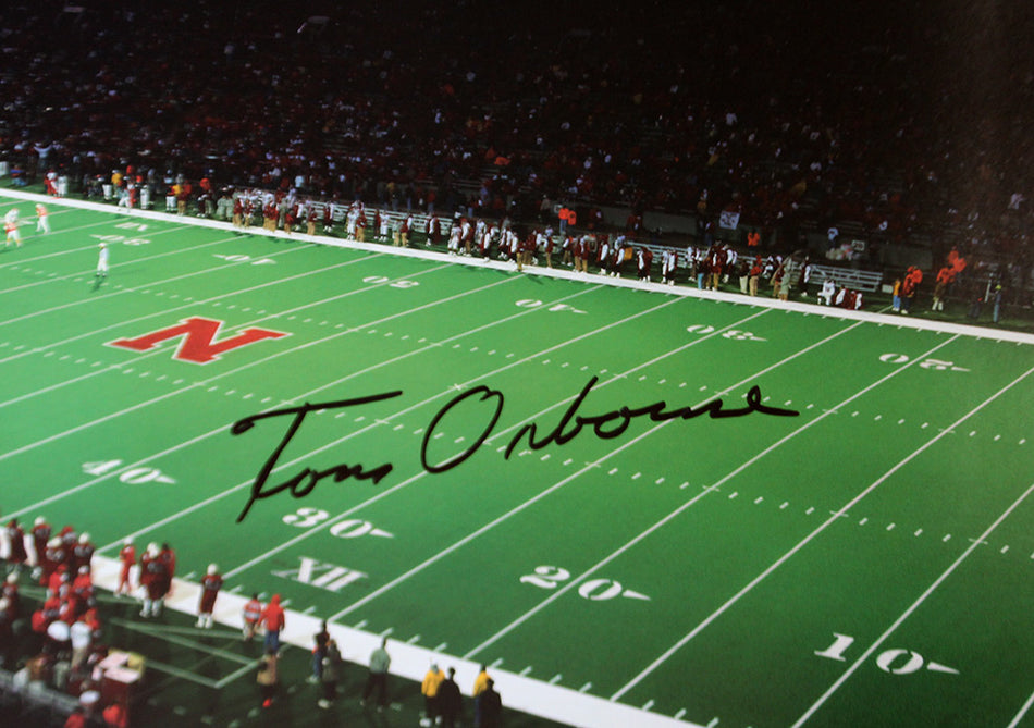 Coach Osborne Autographed 250th Win Print
