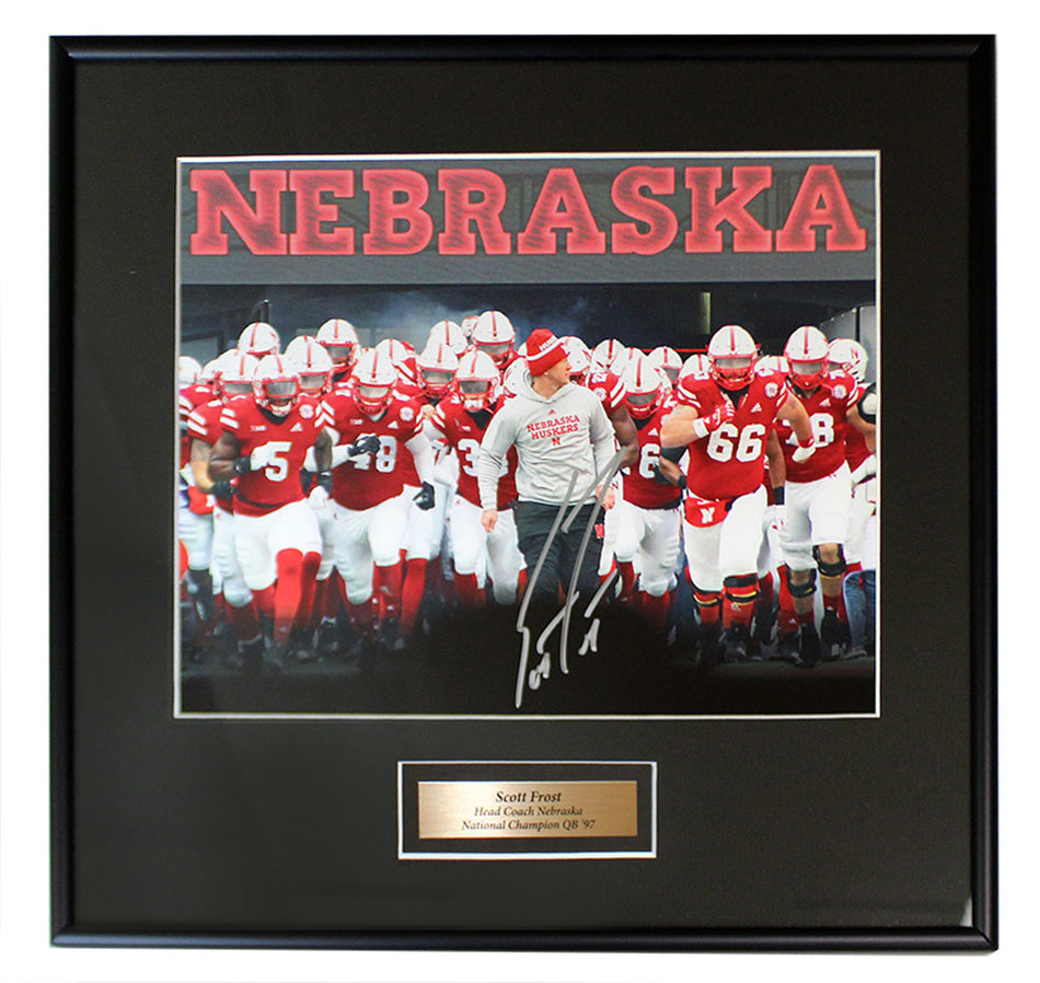 Coach Frost Autographed Tunnel Walk Print