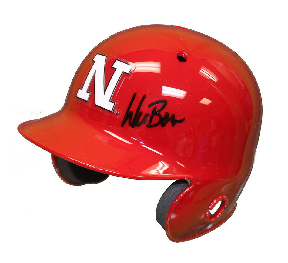 Bolt Signed Mini Husker Batters Helmet