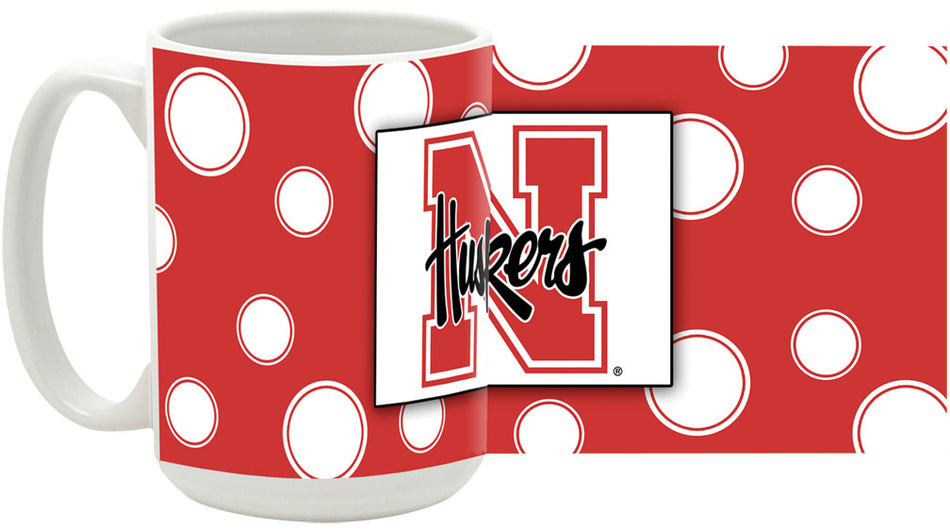Red/White Polka Dot Mug