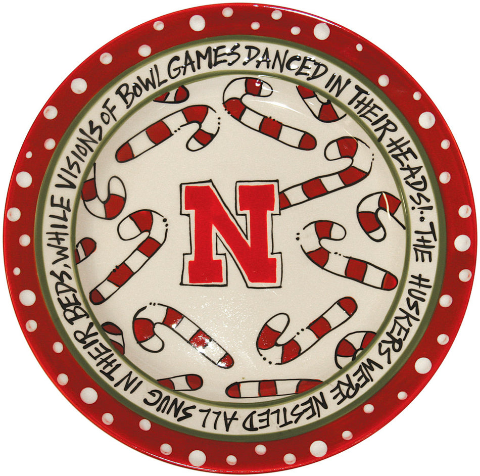 Nebraska Holiday Plate