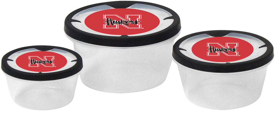 Set of 3 Round Containers