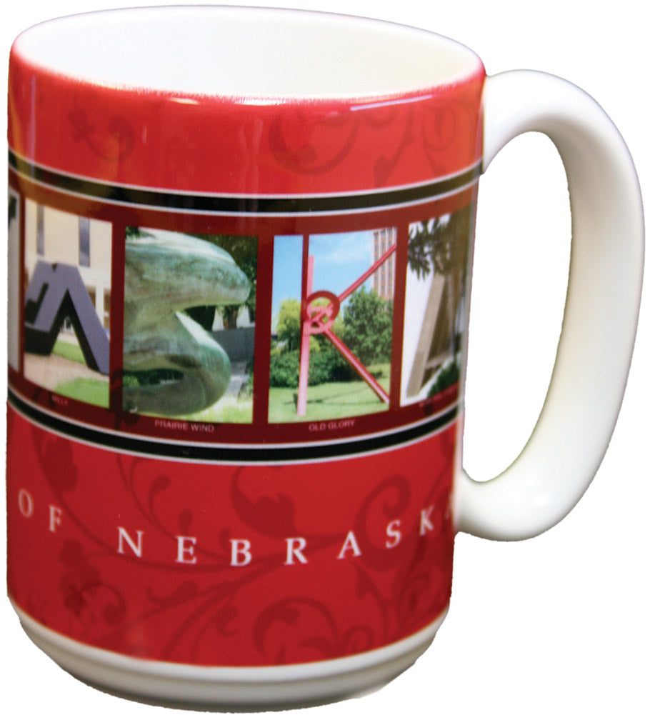 LETTER ART SYMBOL MUG