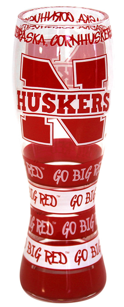Crazy Huskers Pilsner Glass