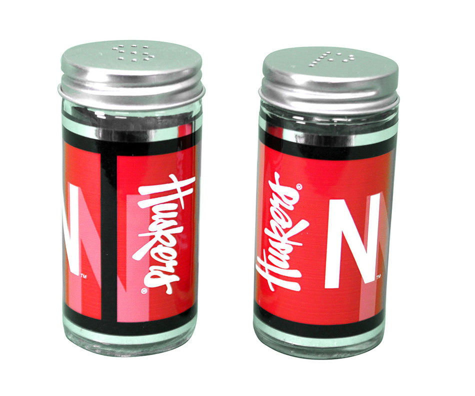 Husker Iron N Glass Salt and Pepper Shakers