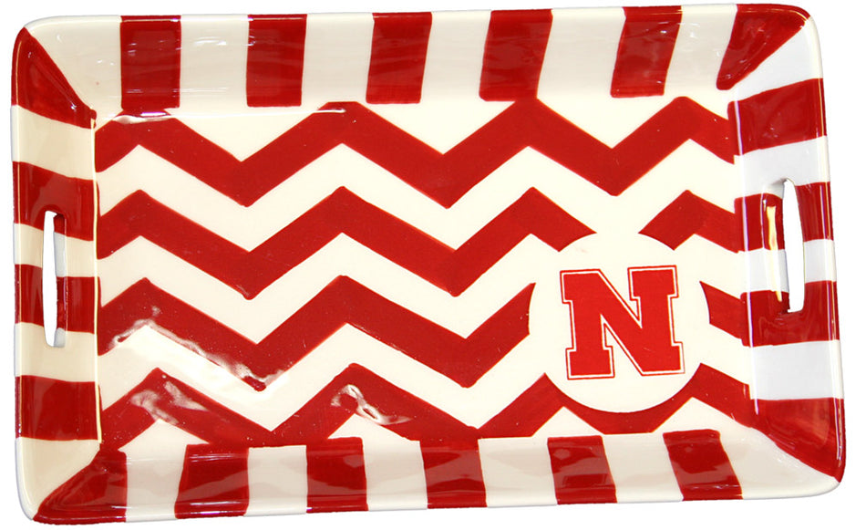Magnolia Lane Striped Mini Tray