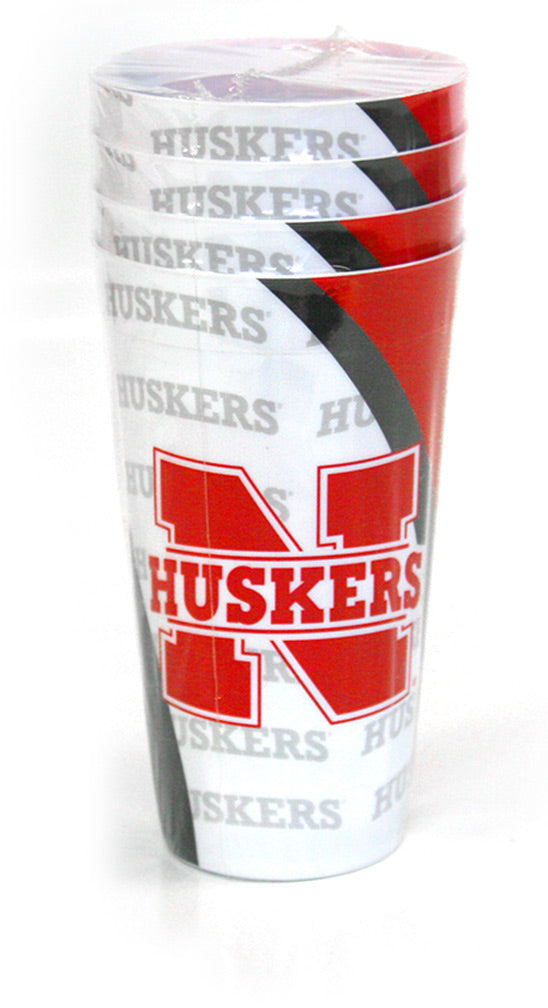 Stackable Set of Four Husker Cups